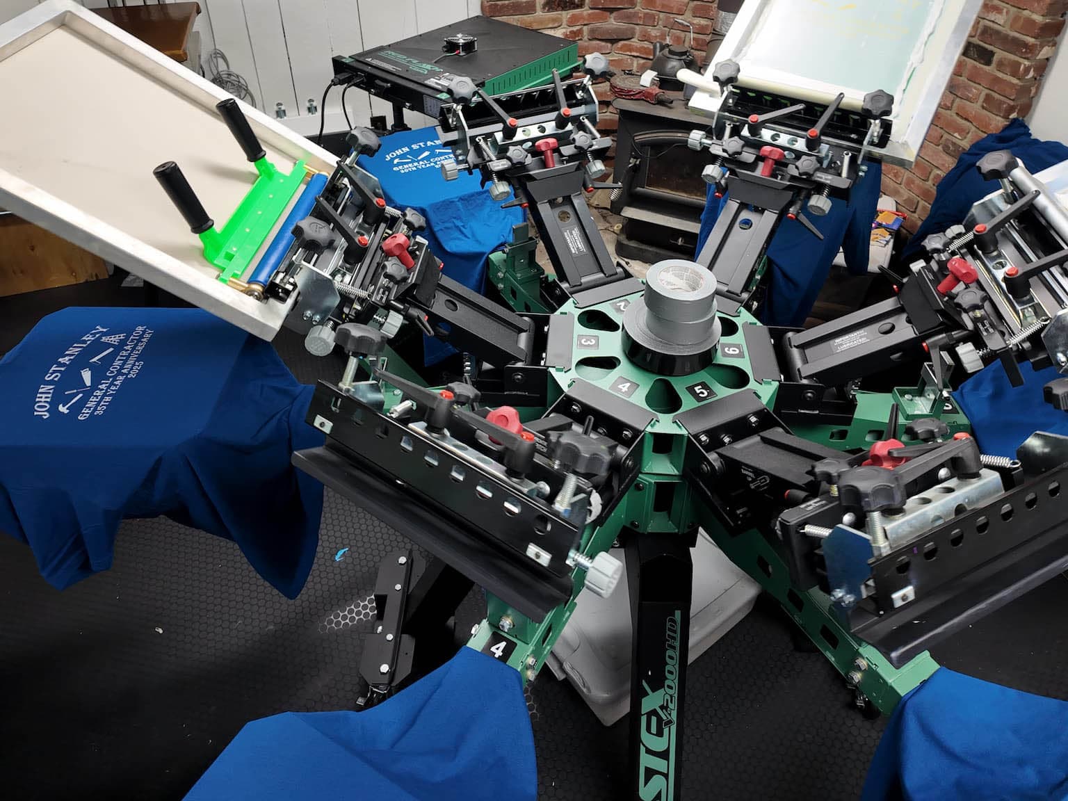 screen press room