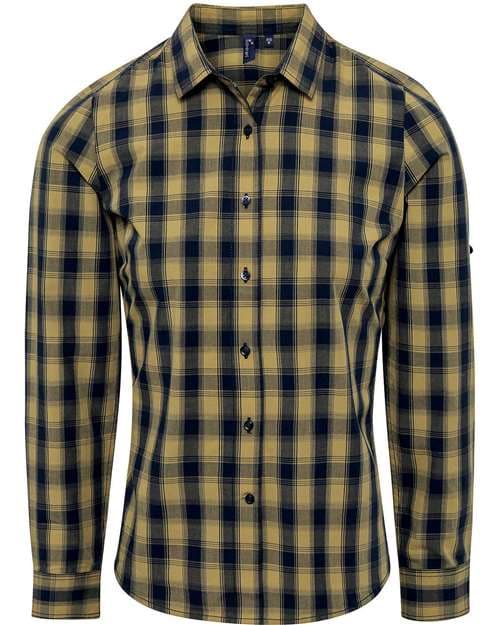 Women's Mulligan Check Cotton Dress Shirt