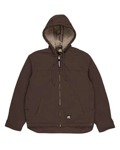 Men's Heartland Washed Duck Hooded Work Coat