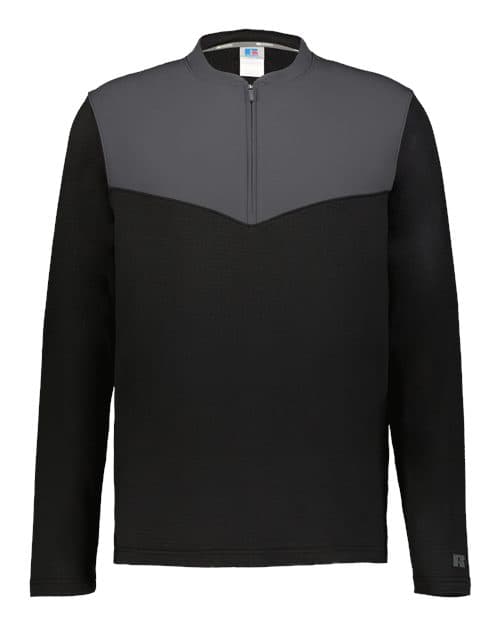 Unisex Sideline Grid Fleece Quarter-Zip Pullover