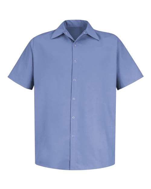 Men's Specialized Short Sleeve Pocketless Work Shirt