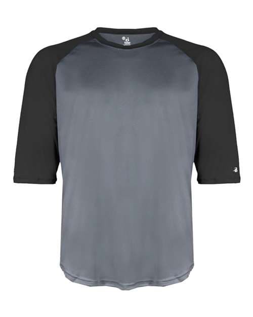 Youth B-Core Three-Quarter Sleeve Baseball T-Shirt