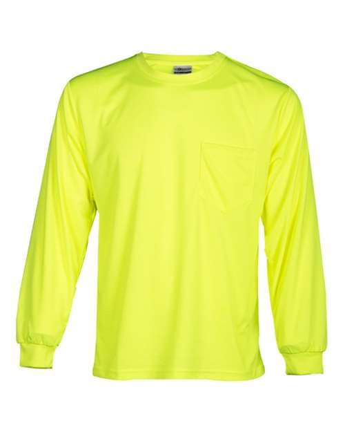 Unisex Microfiber Polyester Long Sleeve T-Shirt