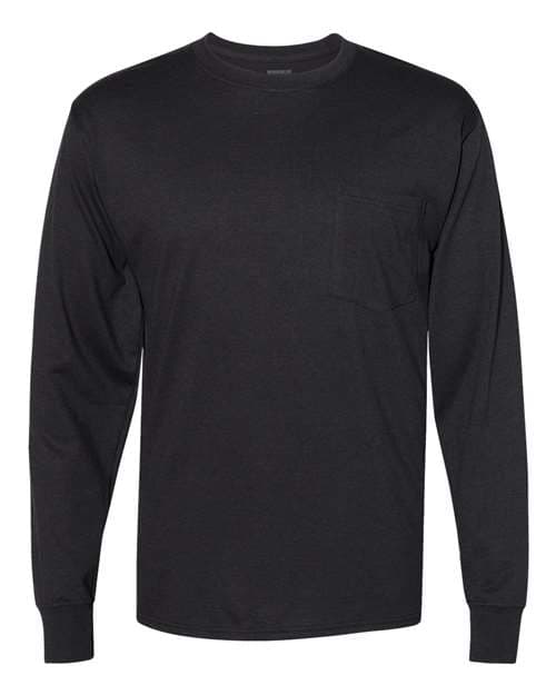 Unisex Workwear Long Sleeve Pocket T-Shirt
