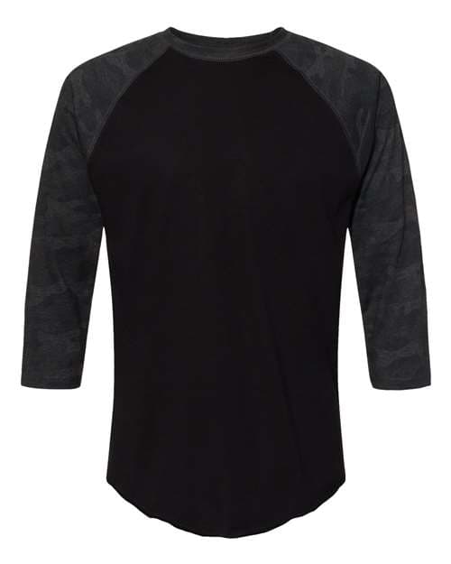 Men's Baseball Fine Jersey Three-Quarter Sleeve Tee