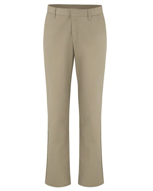Women's Extended Sizes Industrial Flat Front Pants