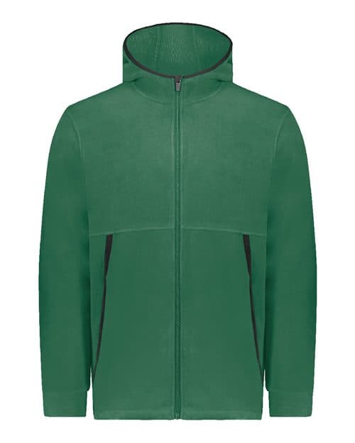 Unisex Eco Revive™ Polar Fleece Hooded Full-Zip Jacket