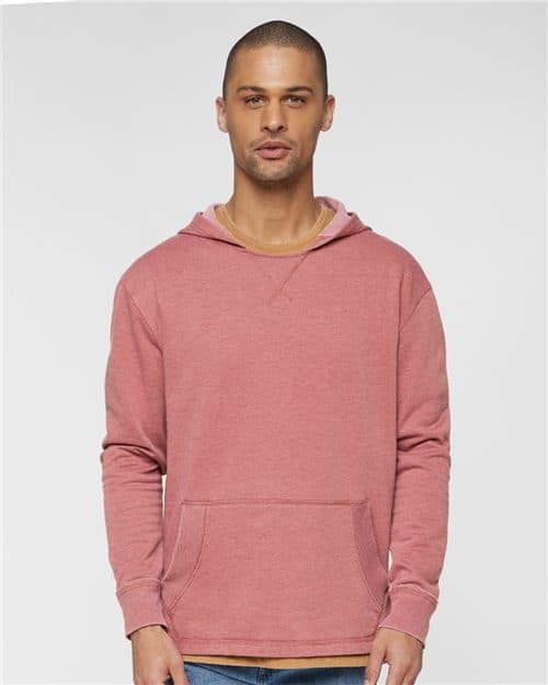 Unisex Vintage Wash Fleece Hoodie Sweatshirt