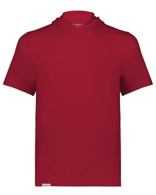 Youth Eco Revive™ Ventura Soft Knit Short Sleeve Hooded Sweatshirt