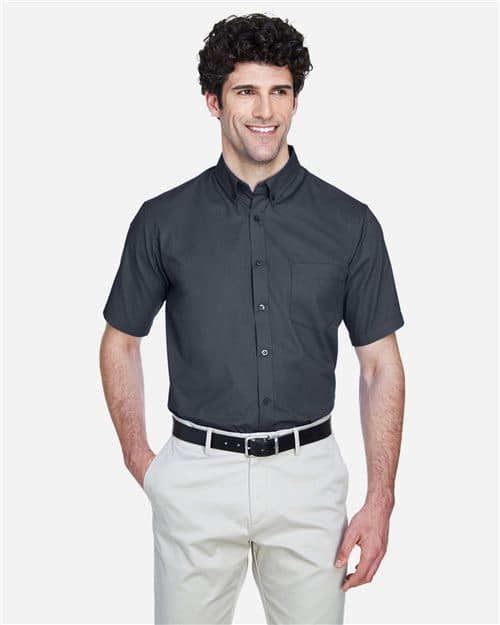 Men's Optimum Short Sleeve Twill Dress Shirt