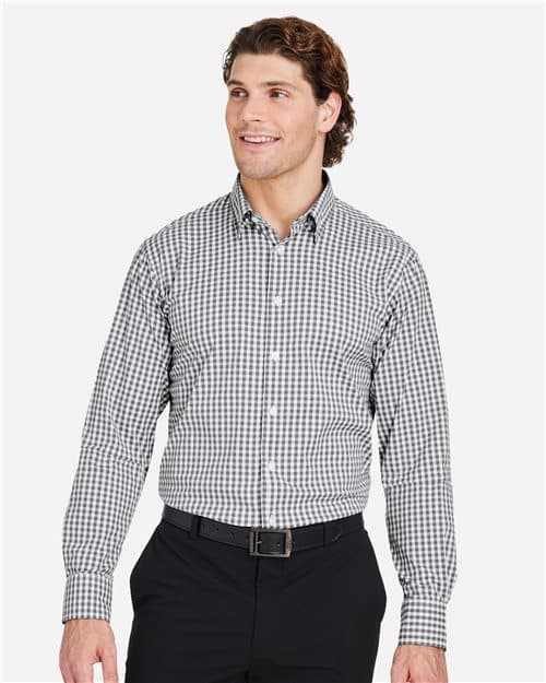 Men's CrownLux Performance® Gingham Dress Shirt