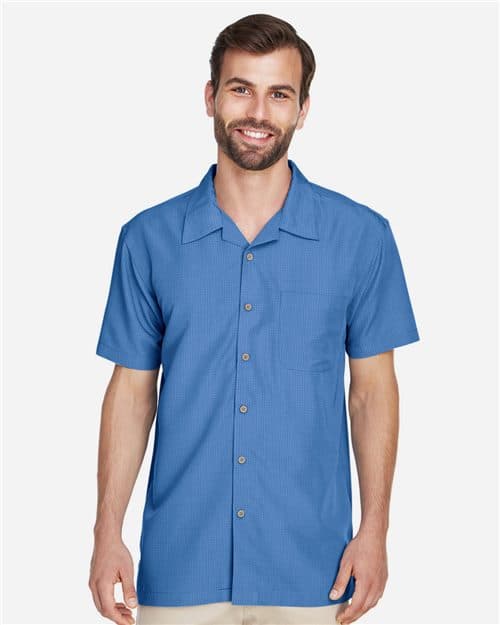 Men's Barbados Textured Camp Shirt