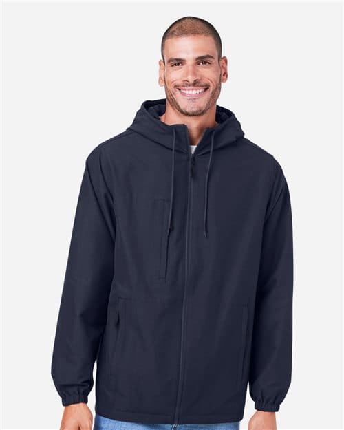Unisex Flex Twill Hooded Jacket