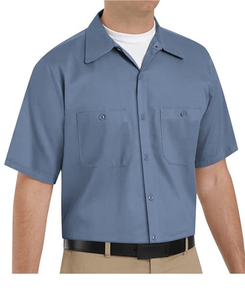 Men's Cotton Short Sleeve Uniform Shirt