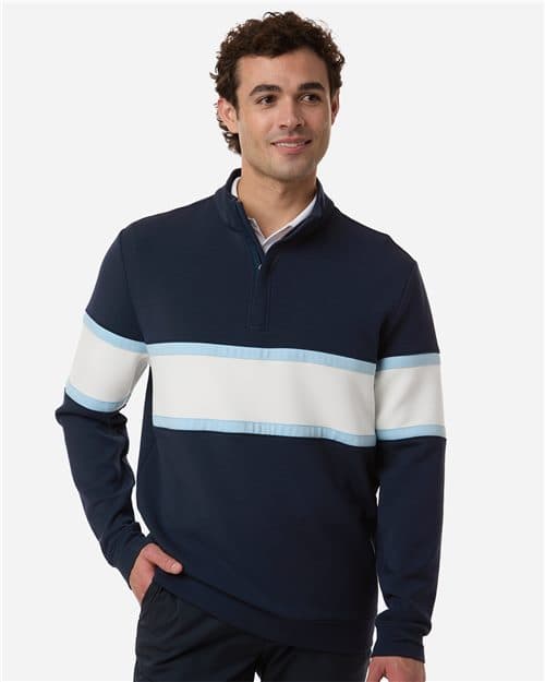 Men's Owen Quarter-Zip Colorblock Pullover