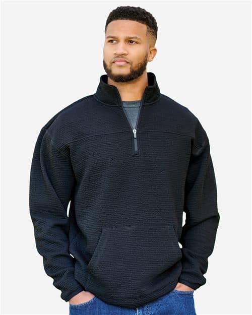 Unisex Pebble Fleece Quarter-Zip Pullover