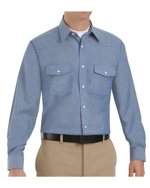 Men's Deluxe Western Style Long Sleeve Shirt