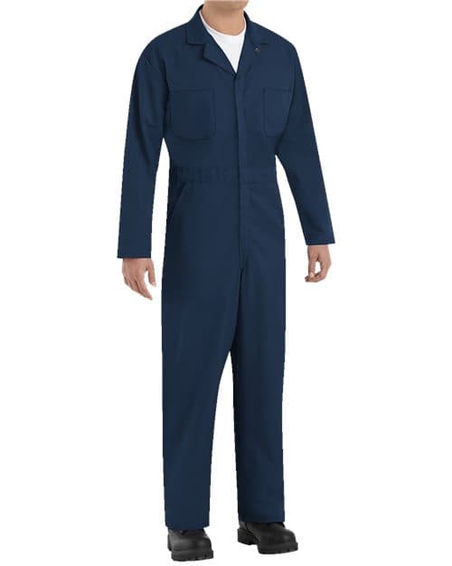 Men's Extended Sizes Twill Action Back Coverall