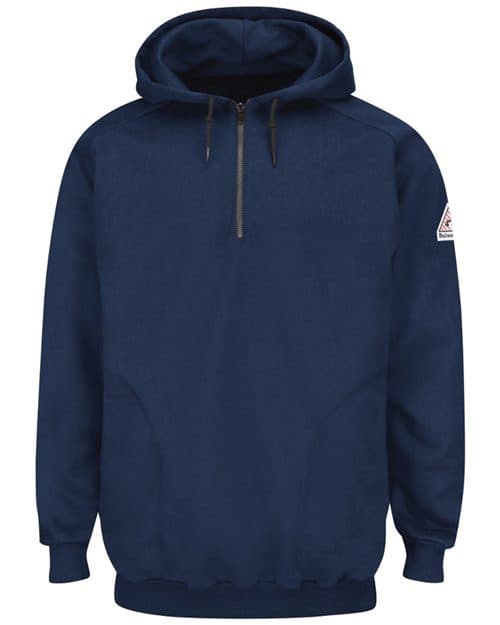 Men's Flame Resistant Quarter-Zip Hooded Sweatshirt