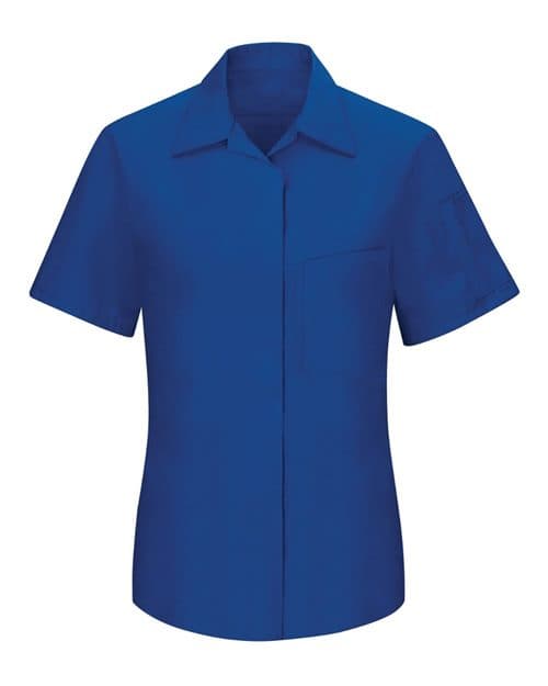 Women's Performance Plus Short Sleeve Shop Shirt with Oilblok Technology