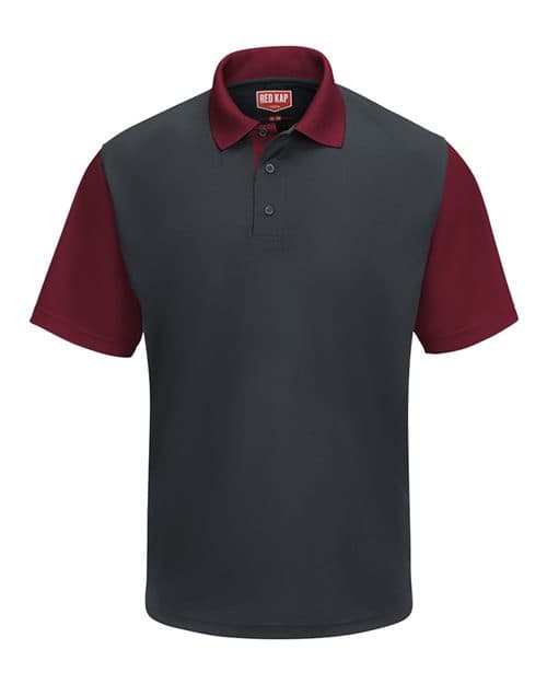 Men's Performance Knit Color-Block Polo