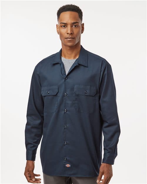 Men's Tall Long Sleeve Work Shirt