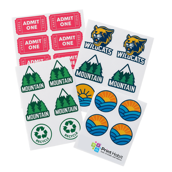 Sticker sheets - ready for retailing