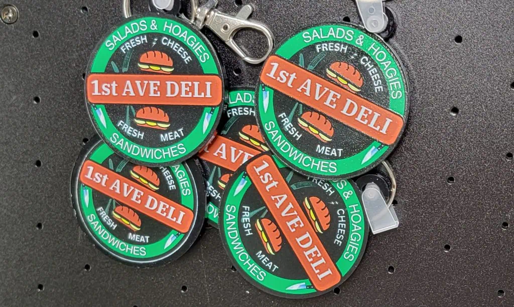 image of custom promotional products keychains