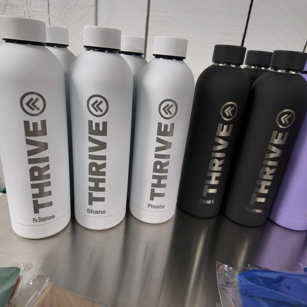 Photograph of custom tumblers