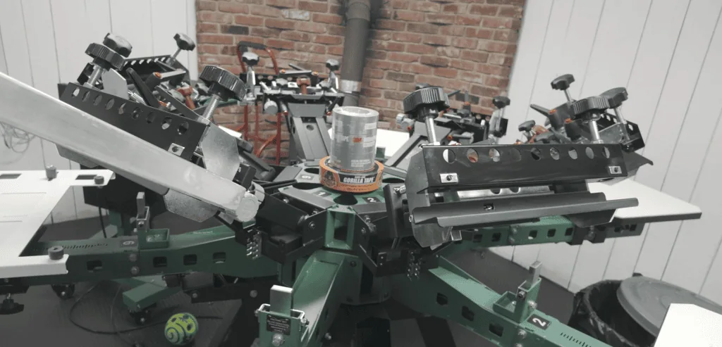 Screen printing machine