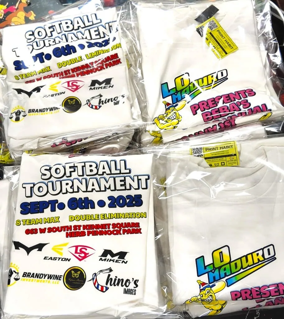 event sponsor t-shirt printing in packaging